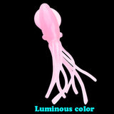 3 Piece 7cm Octopus Glowing Soft Bait