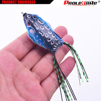8PCS Mixed Color Frog Soft Lure Set Top Water Lure