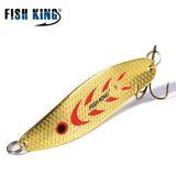 1 pièce FISH KING Cuillère en métal 20-30g pour la pêche à la traîne
