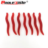 50 or 100 Piece Wholesale Lifelike Silicone Red Worm