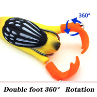 Spinning Feet Top Water Duck Lure  - Free global shipping