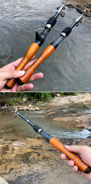 Telescoping Fishing Rod Multiple Sizes 1.3m 1.6m 1.8m – Fish Lure