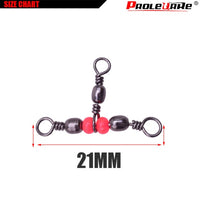 10 Piece 3-Way T-shape Swivel - Multiple Sizes Available